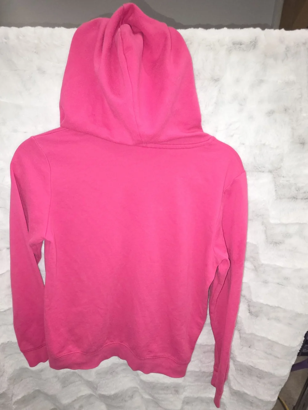 The Children's Place Hot Pink Zip-Up Hoodie with Silver 'SHINE' Graphic